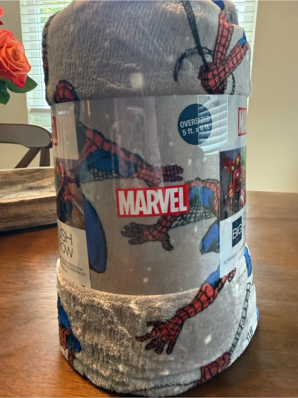 Plush Oversized Throw Blanket ‘SPIDER-MAN’